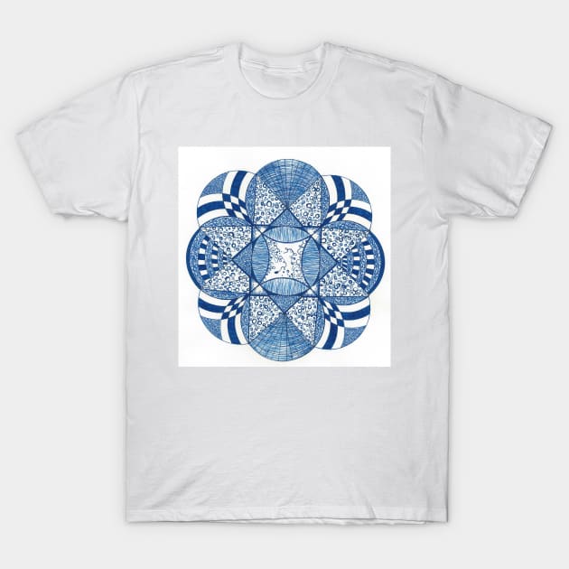 Mandala Art T-Shirt by JulieMCArt